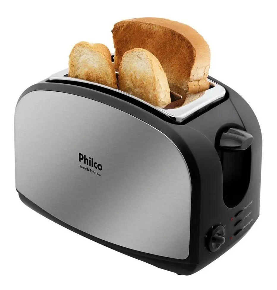 Torradeira Elétrica Philco French Toast Inox Preta Mercado Livre