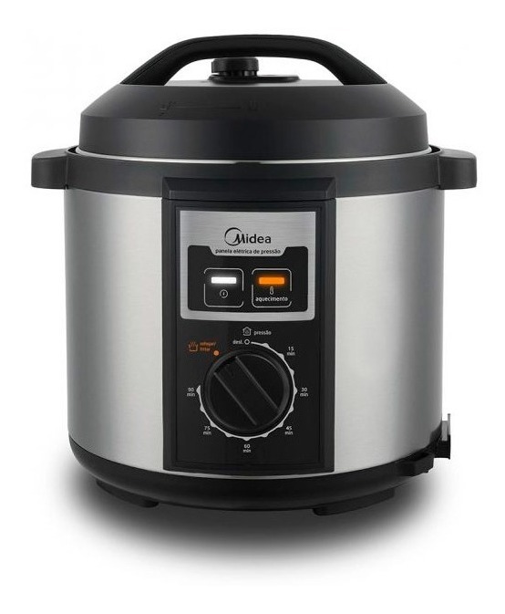 Panela De Pressão Elétrica Midea Mecânica,inox,6 Litros,110v Mercado