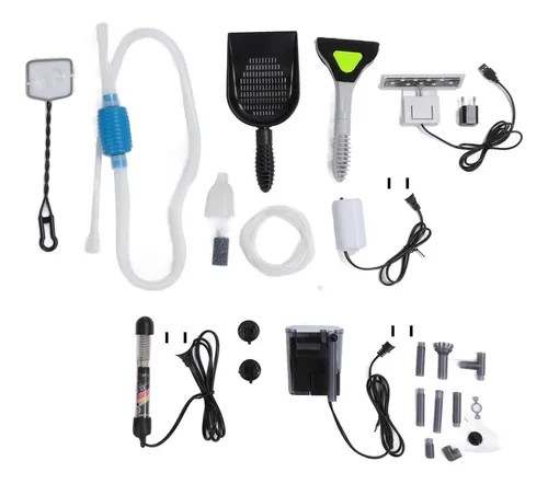 Fish Tank Maintenance Tools Set Aquarium Cleaning Tool Kit | MercadoLivre