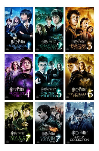 Harry Potter: Saga Completa 1080P + 3D - Digital | Meses Sin Intereses