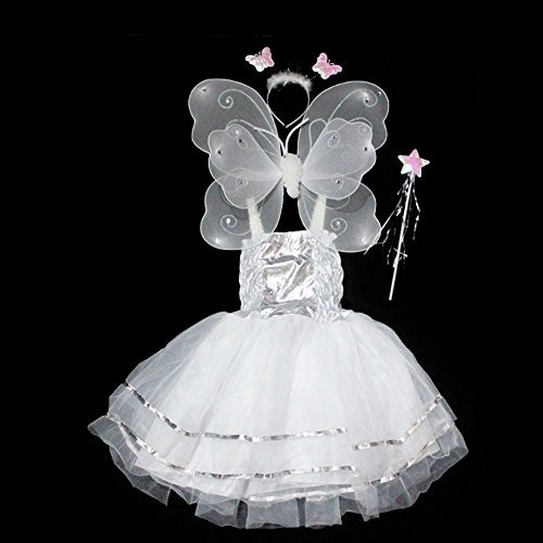 Disfraz De Princesas De Hadas Para Ninas Con Vestido Alas