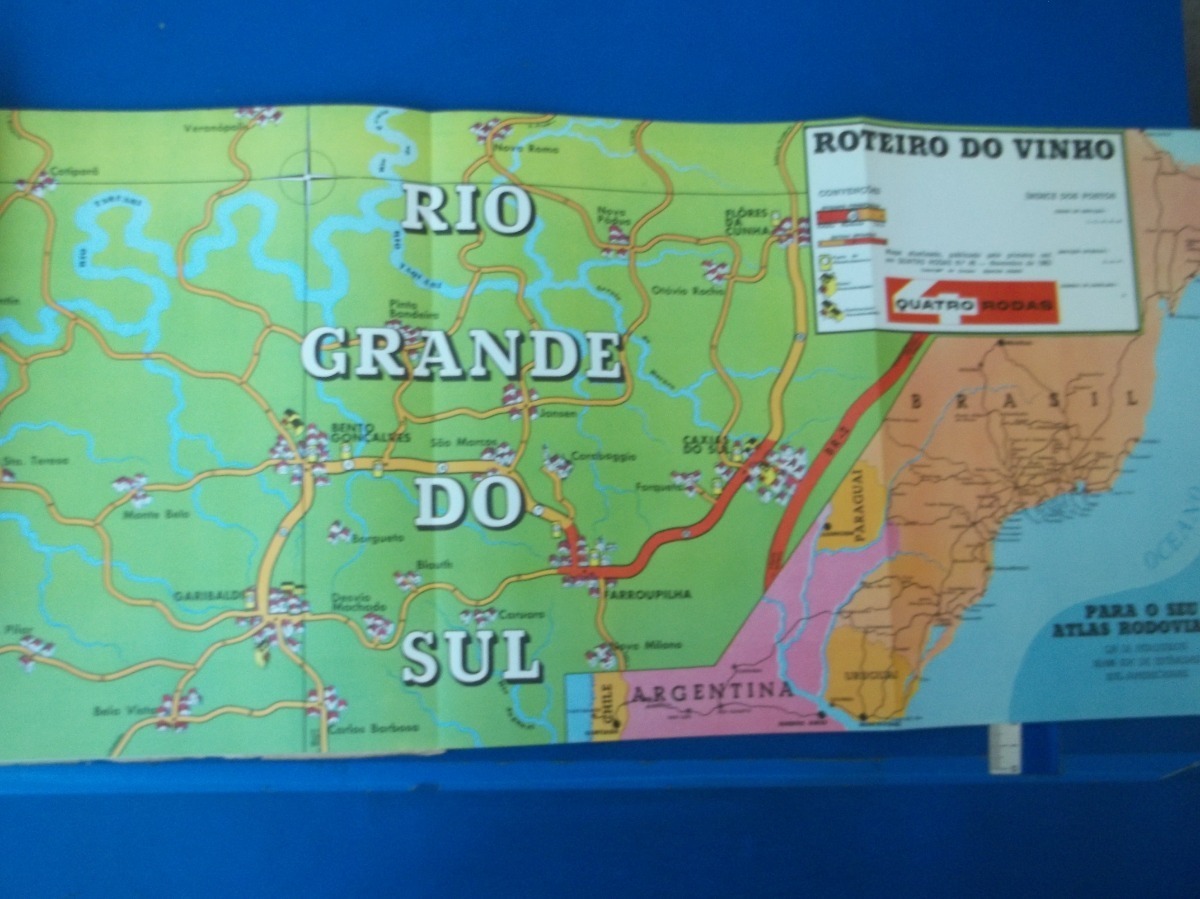 Revista Quatro Rodas 4a ColeÃ§Ã£o Mapas TurÃ­stico Especial Mercado Livre
