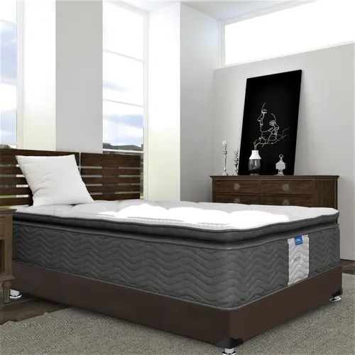 Colchón Matrimonial Restonic Ortopédico Spring Pillow Ap + Box Envío Gratis