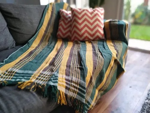 Cubre Sillon Colcha Manta Tejida Country 160X230 Cm | Viento Textil