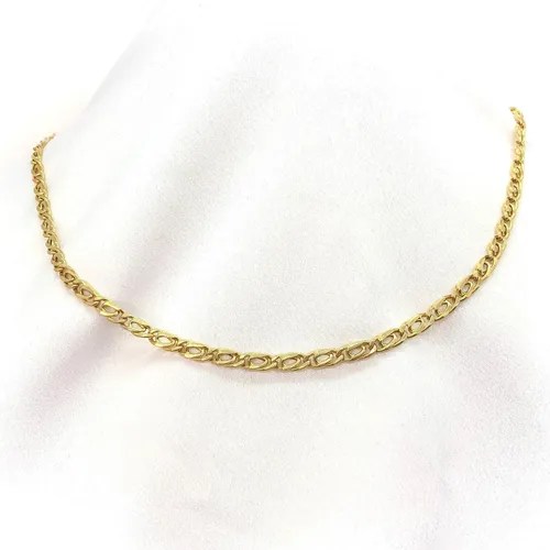 Cadena Juliana Oro 18k Unisex Ojo Perdiz 50 Cm