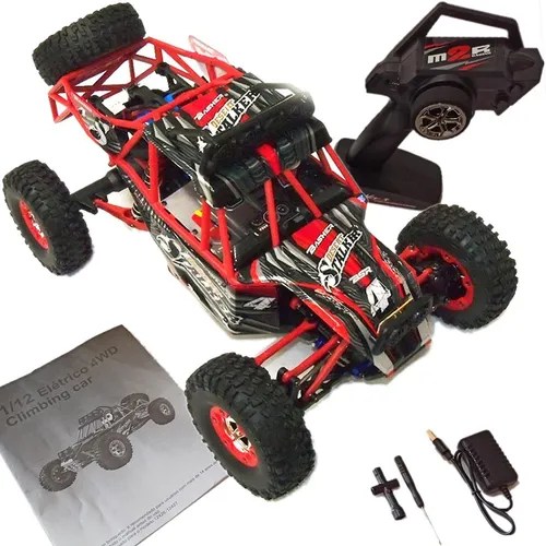 Automodelo Basher Wltoys 12427 Crawler 4x4 + Bateria Extra