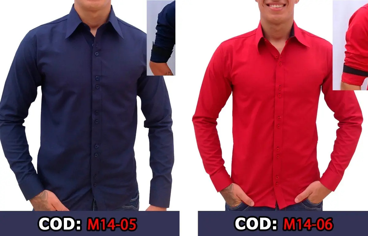 Camisa Social Masculina Slim Fit Luxo Estilosa Mercado Livre