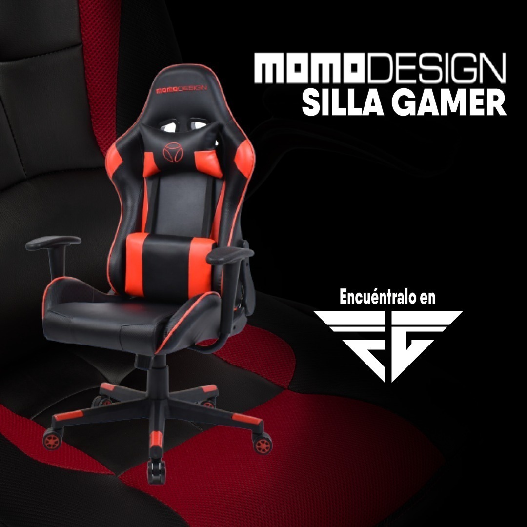 Silla Gamer Profesional Reclinable Momo Design Cuotas sin interés
