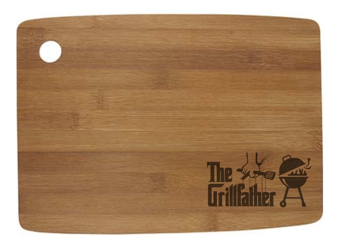 Tabla Madera Para Picar Personalizada Bambu Cocina Asador Mercado Libre