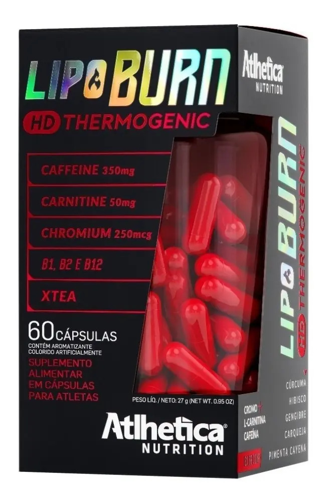 Lipo Burn Hd Thermogênico Queimador De Gordura Atlhetica Mercado Livre