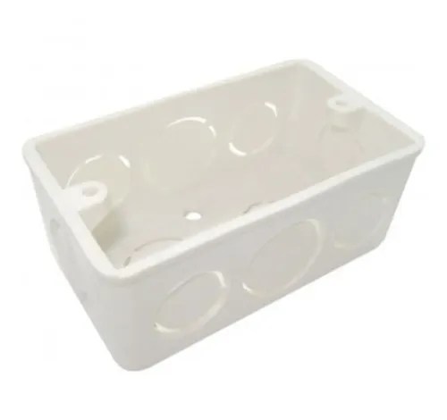 Pack X10 Caja Luz Rectangular 10X5 Pvc Embutir Tecnocom | Electro 770