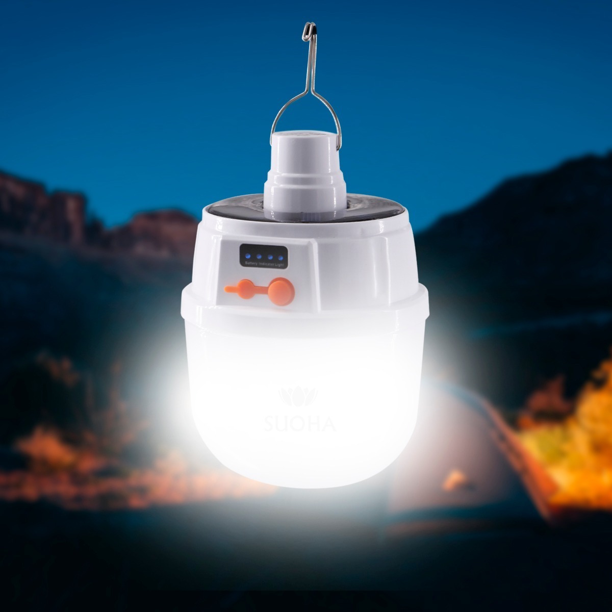 Foco Led Portatil Emergencia Solar Recargable Lampara W Mercadolibre