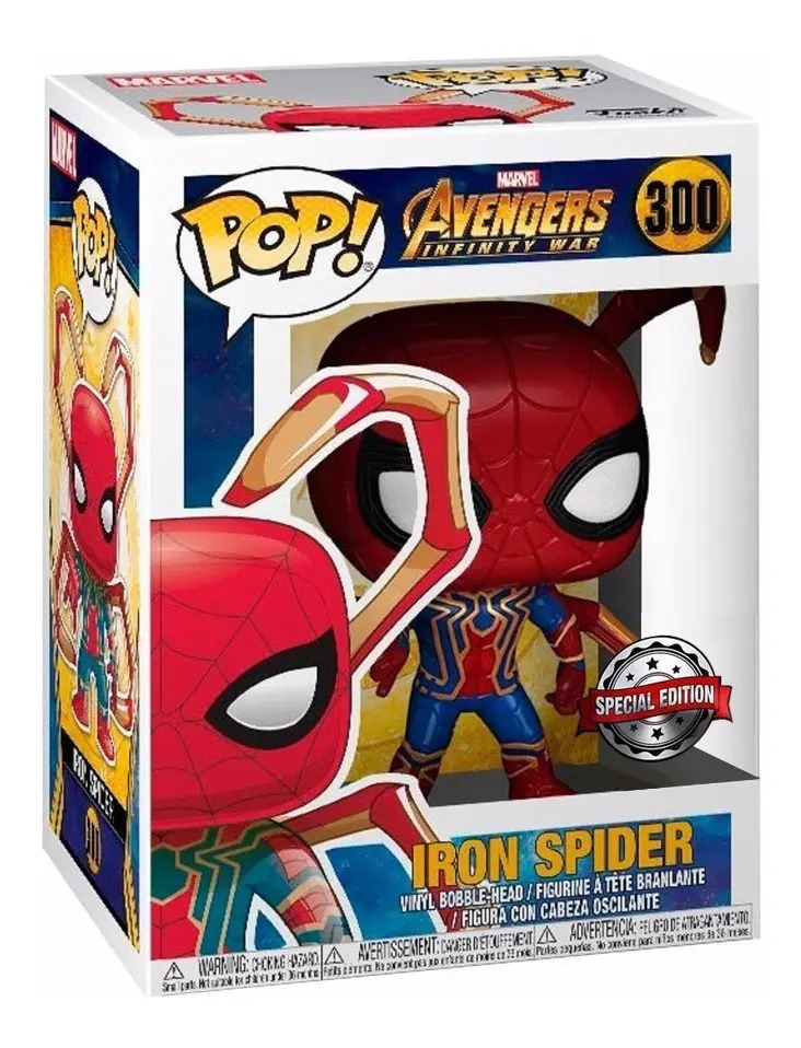 Iron Spider Man Patas Araña Funko Pop Hombre Araña Marvel Cf Mercado Libre