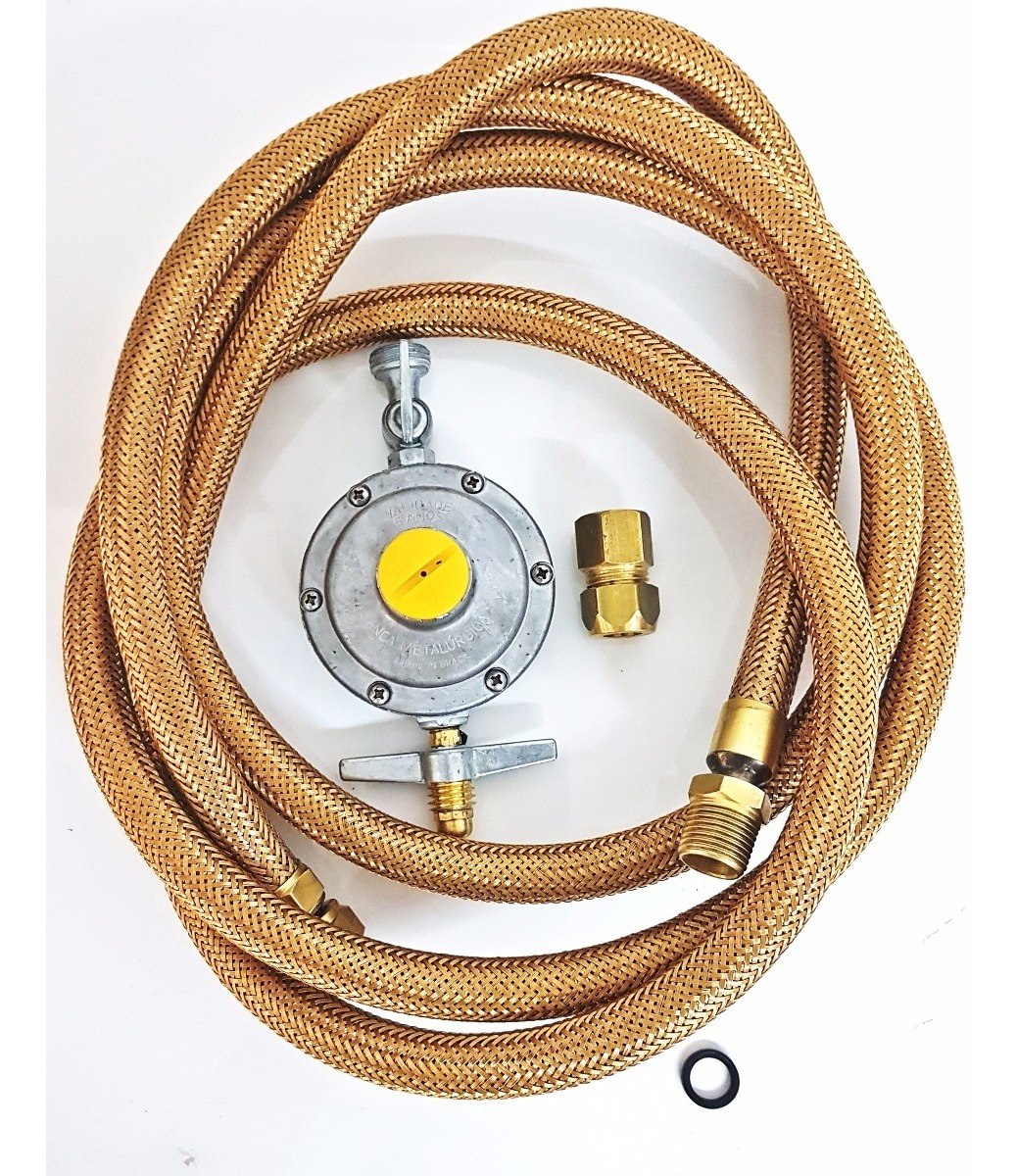 Kit Mangueira Cobre 2m Cooktop E Forno Registro P13 GLOBALFLEX