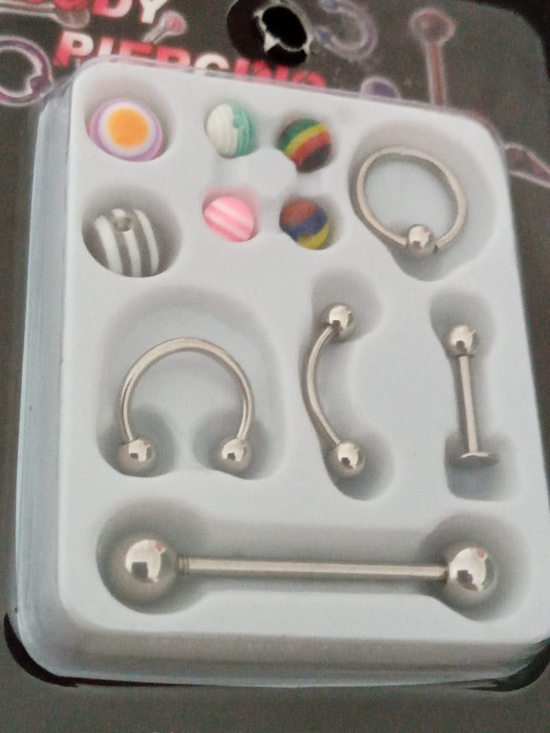Kit 5 Piercings Aço Inox Estilo Em Várias Combinações Mercado Livre