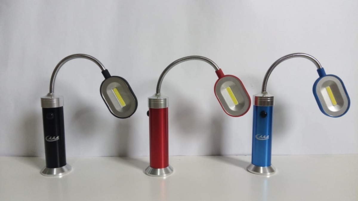 Luminária De Mesa Led Cob Flexível Com Base Magnética Mercado Livre