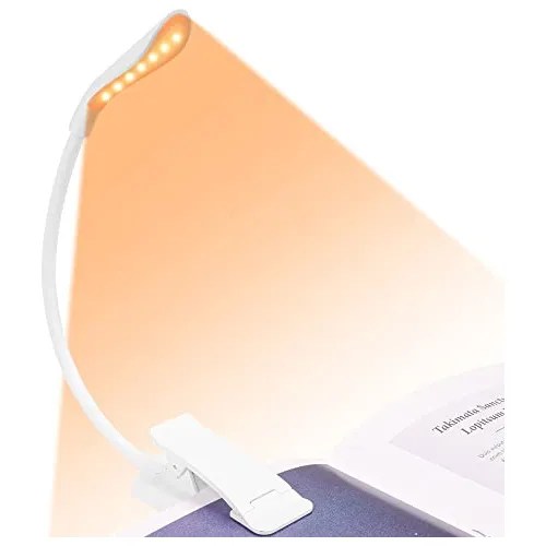 Lightweight Book Light For Reading In Bed, Clipon Recha... Cuotas sin