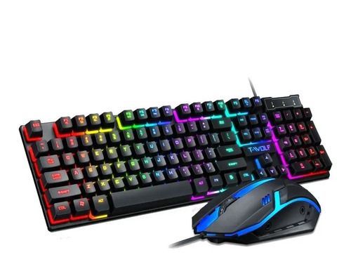 Combo Teclado Y Mouse Gamer Alambrico Gaming Tf200 | Mercadolibre