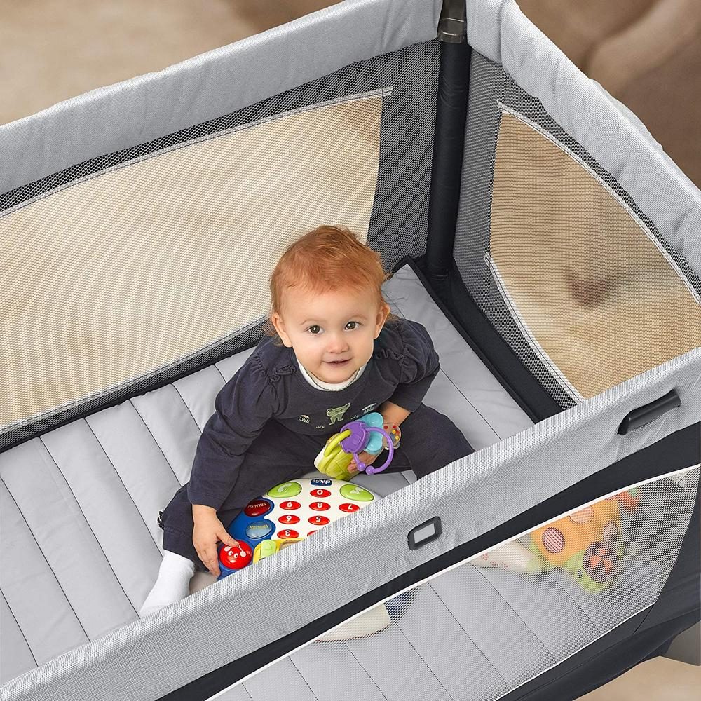 Chicco Cuna Corral Lullaby Baby Lilla, Color Gris Chicco México
