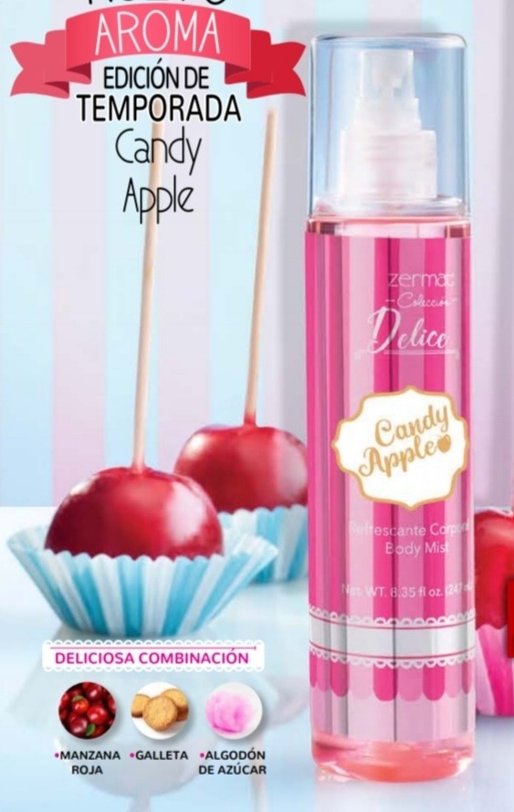 Refrescante Corporal Candy Apple Zermat Original Body Mist Mercado Libre