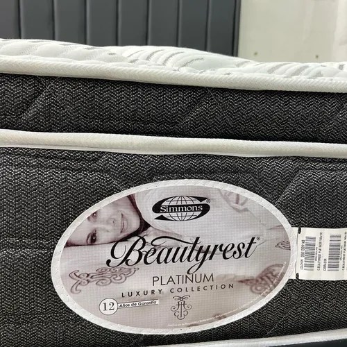 Colchon Simmons Beautyrest Platinum Queen Ortopedico Latex MercadoLibre