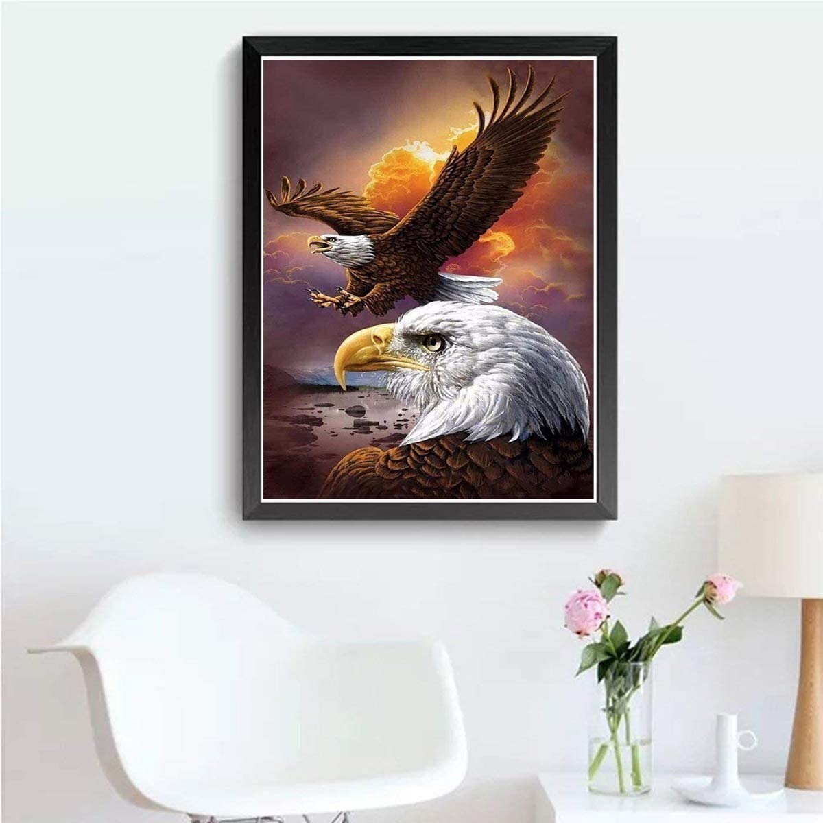 5d Diamond Painting Aguila En Vuelo **envío Inmediato** Mercado Libre