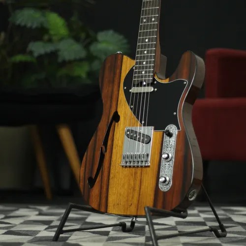 Guitarra Studebaker Starlight Semi Hollow Natural Imbuia