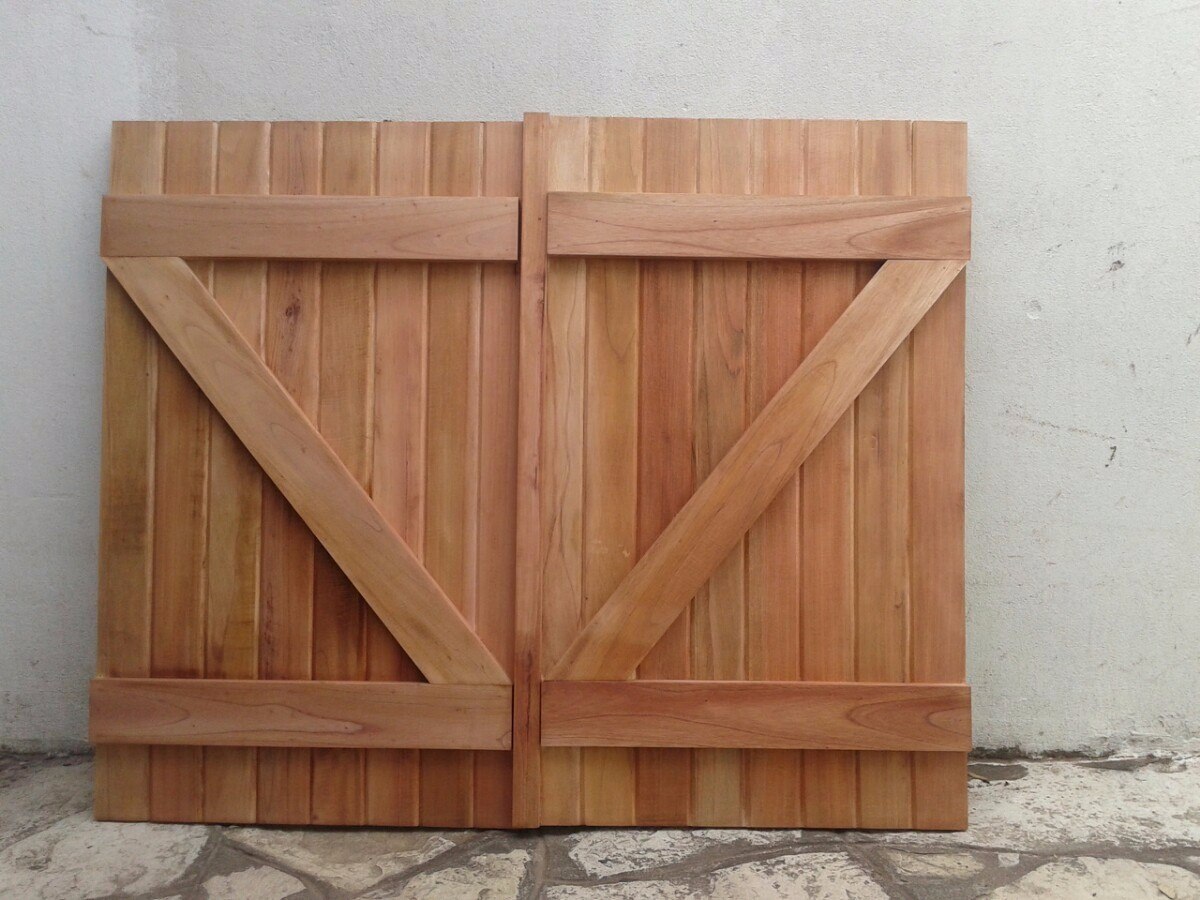Postigos De Madera Dura Mercado Libre