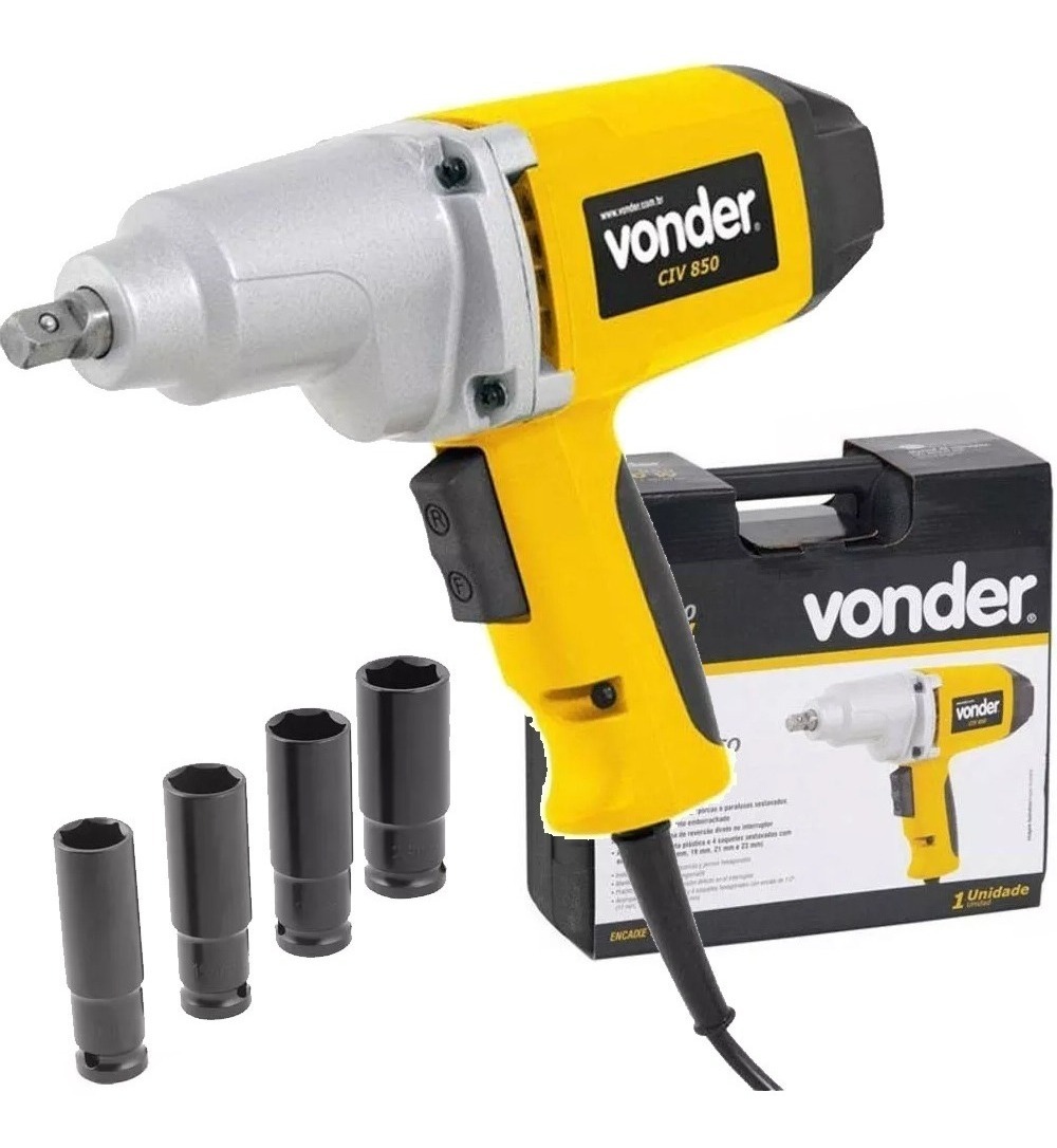 Chave De Impacto Elétrica 1/2 900w Civ900 Vonder Mercado Livre