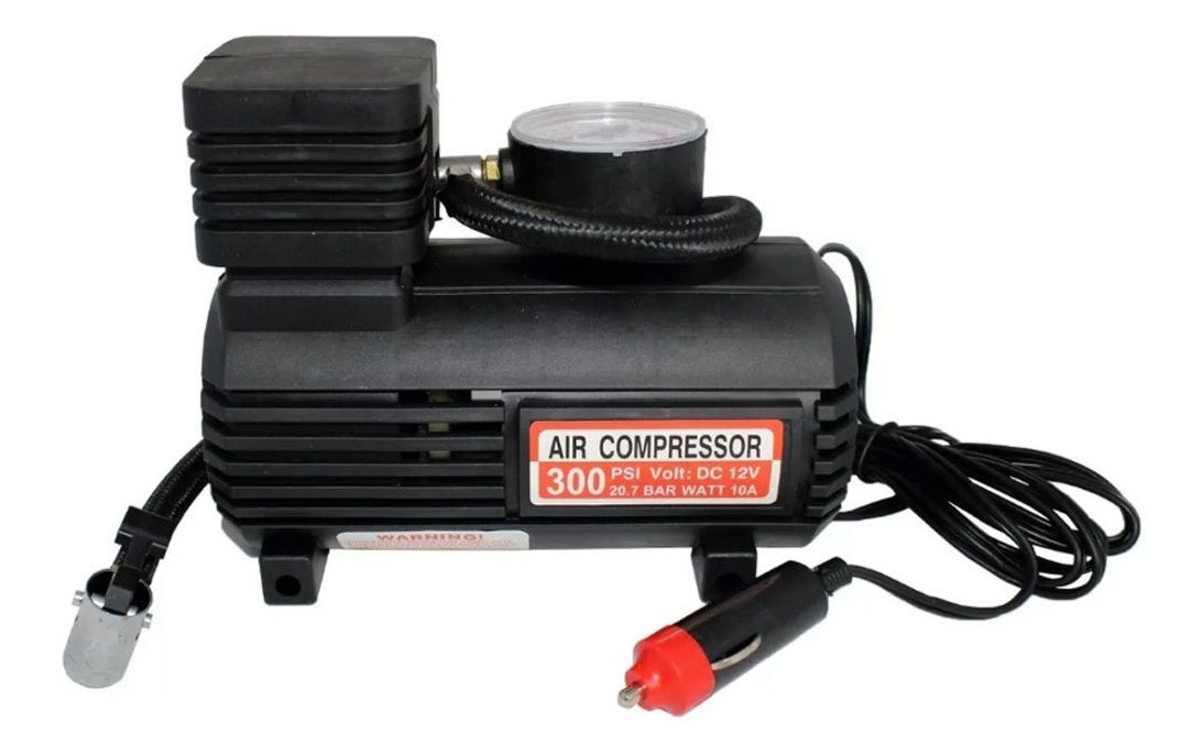 Mini Compressor De Ar Portátil Bomba Elétrico 12v 300 Psi Mercado Livre