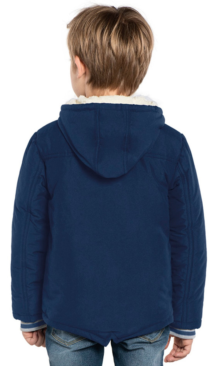 Jaqueta Infantil Com Capuz Trick Nick Azul Mercado Livre