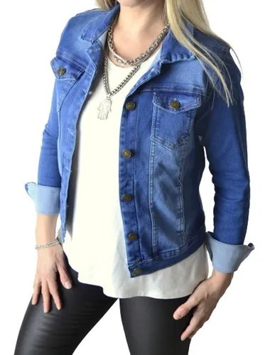 Campera De Jean Elastizada Mujer The Big Shop | The Big Shop