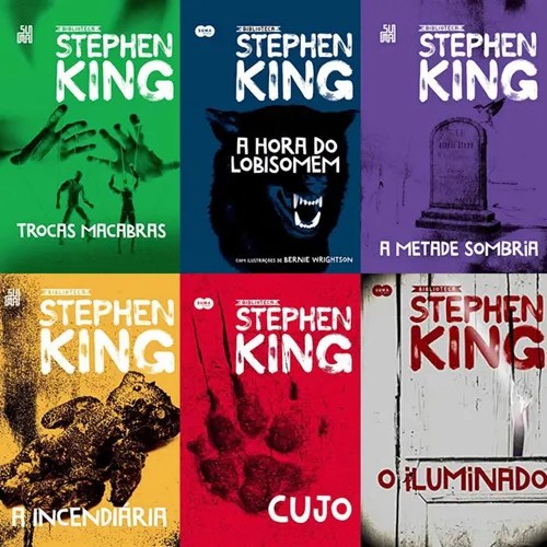 Coleção Stephen King 6 Livros Capa Dura Incendiária Frete grátis