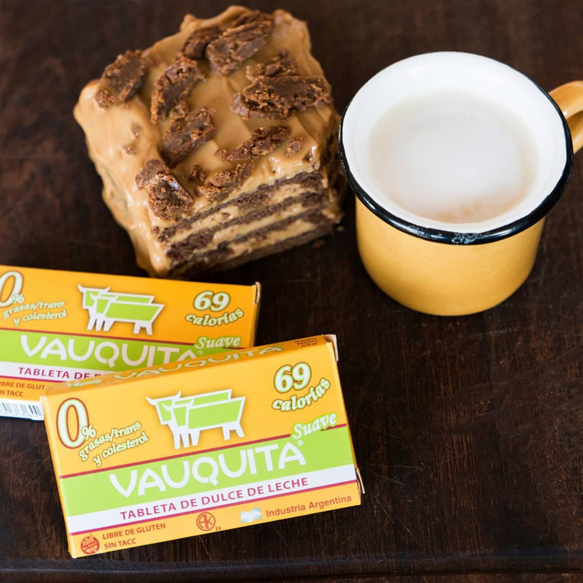 Vauquita Suave Light Tableta Dulce De Leche Caja X18 Mercado Libre