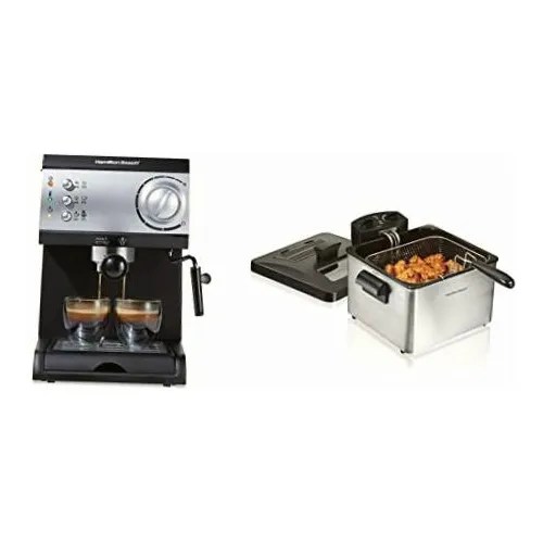 Hamilton Beach 40715 Cafetera Espresso, 2 Tazas, Cappuccino, Meses