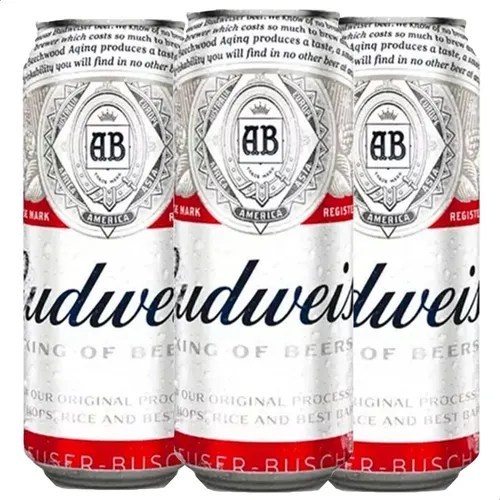 Cerveza Budweiser American Adjunct Lager 01almacen Pack X3