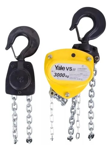 Polipasto Manual Yale Vsiii 2,0/3 Amarillo 3t