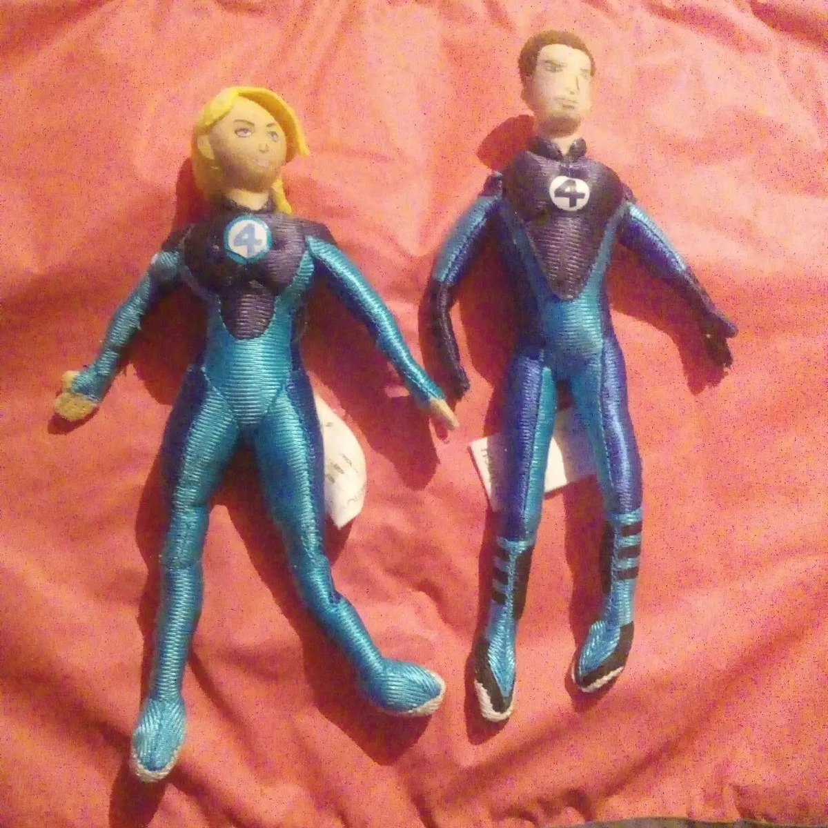 Hombre Elástico Y Mujer Invisible De Los 4 Fantasticos Mercado Libre