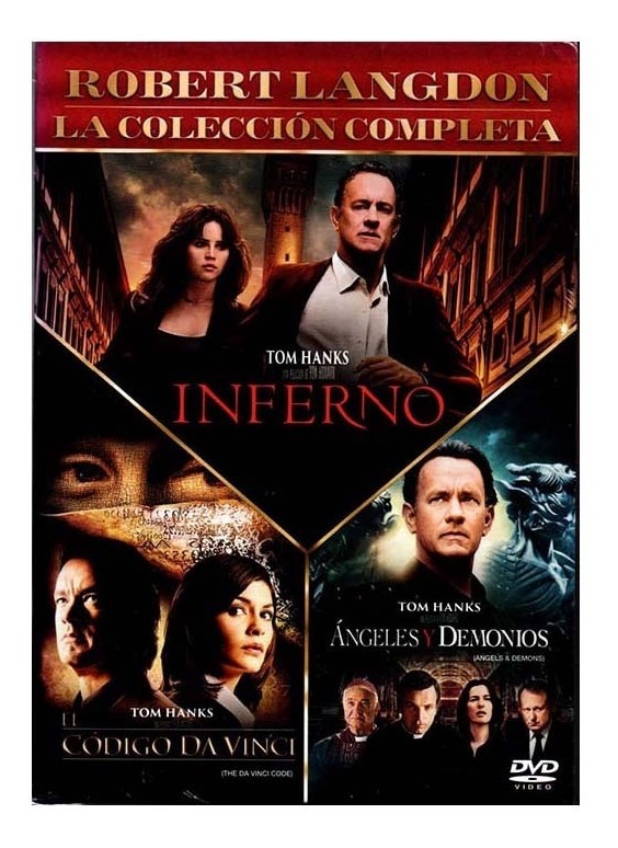 Código Da Vinci + Ángeles & Demonios + Inferno Trilogía Dvd Envío gratis