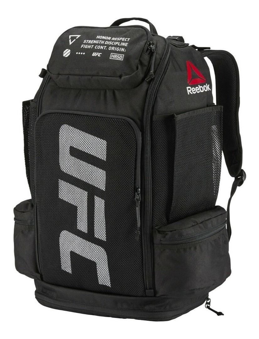 Mochila Reebok Crossfit Unisex Negro Ufc Backpack Ce4130 Envío gratis