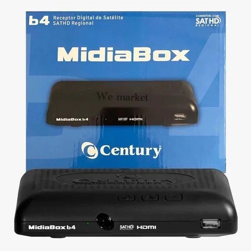Receptor E Conversor Midia Box Century Midiabox B4 Sat Hd Escorrega o Preço