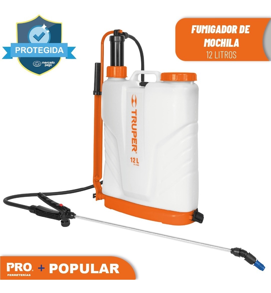 Fumigador De Mochila, 12 Litros 14695 Mercado Libre