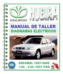 Manual De Taller Diagrama Daewoo Nubira 1997 2002 | MercadoLibre