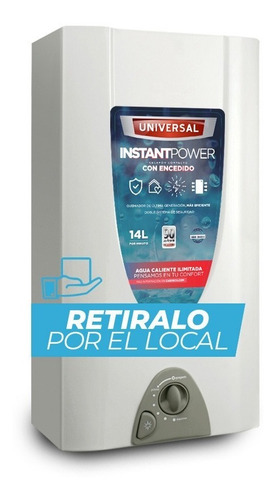 Calefón Universal 14 Litros Gas Con Encendido | Mercadolibre