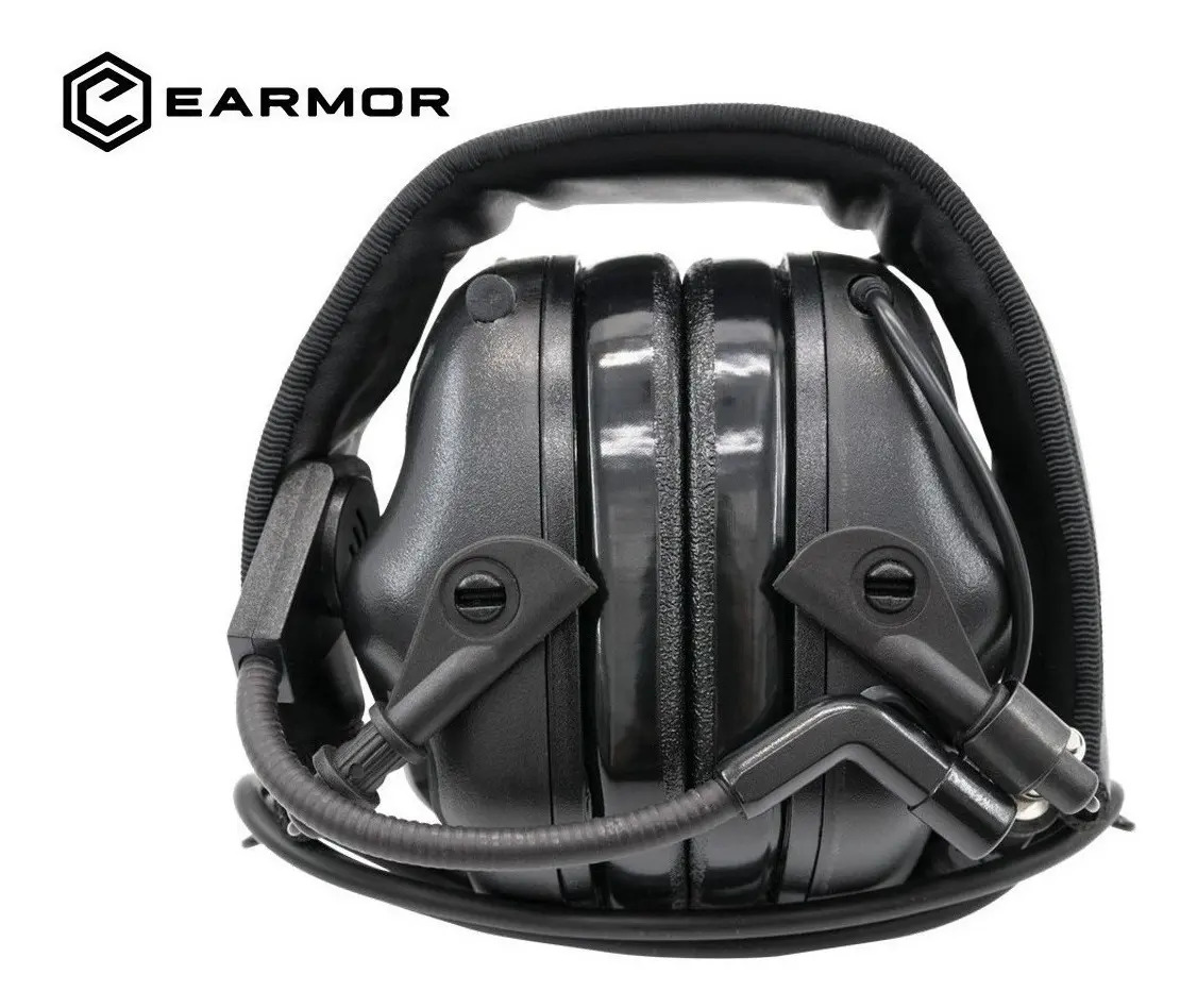 Protetor Abafador Eletrônico M32 Mod.3 Com Ptt Earmor Parcelamento sem juros