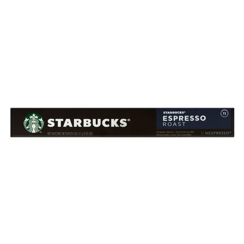 Café espresso roast en cápsula Starbucks sem glúten