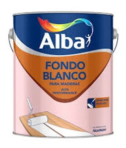 Fondo Blanco Alba Pintura Base P/Madera 1Lt Pintumm | Mercadolibre