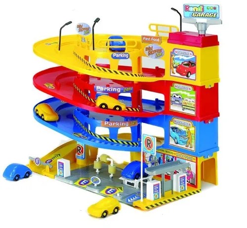 Estacion De Servicio Rondi 3 Rampas C/Sonido Pista Garage | Planeta-Juguete