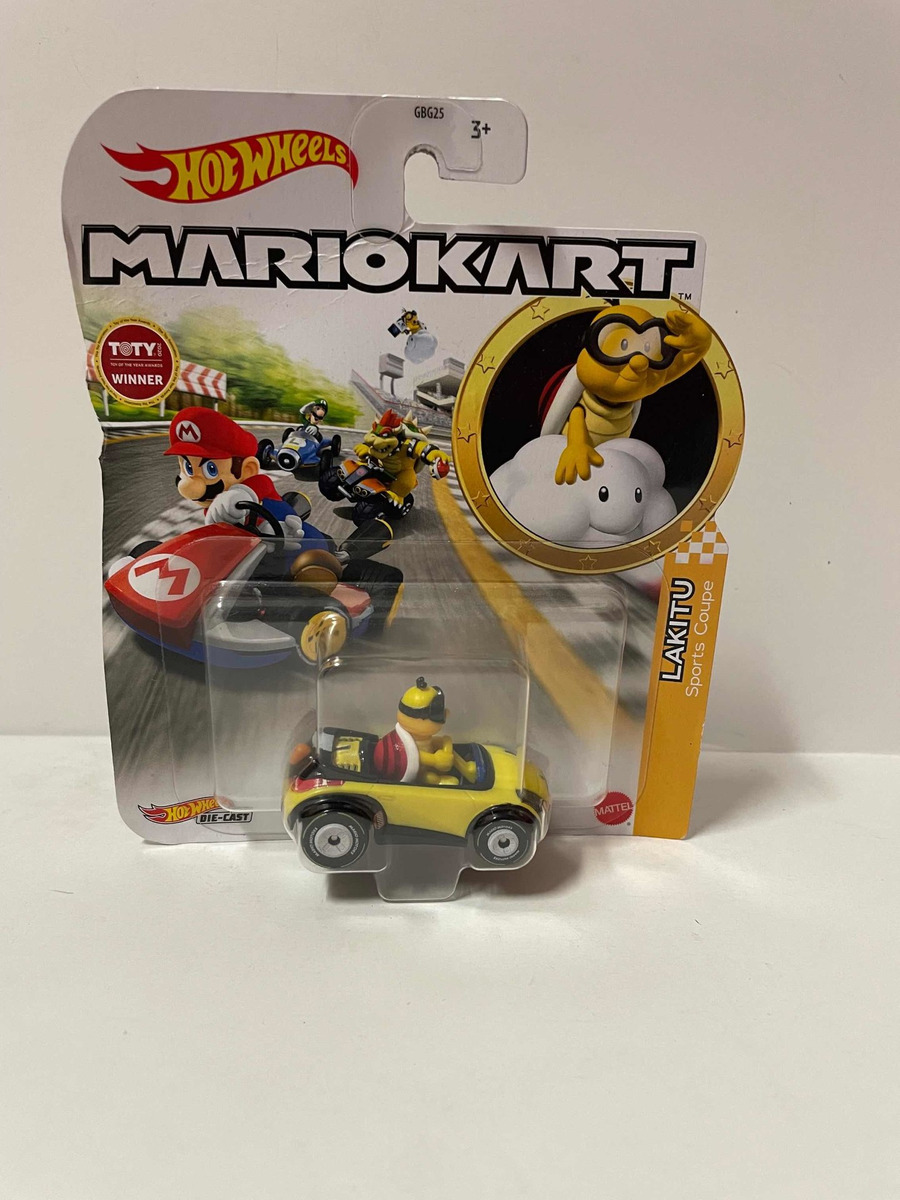 Hot Wheels Lakitu Super Mario Kart Character Car Envío gratis