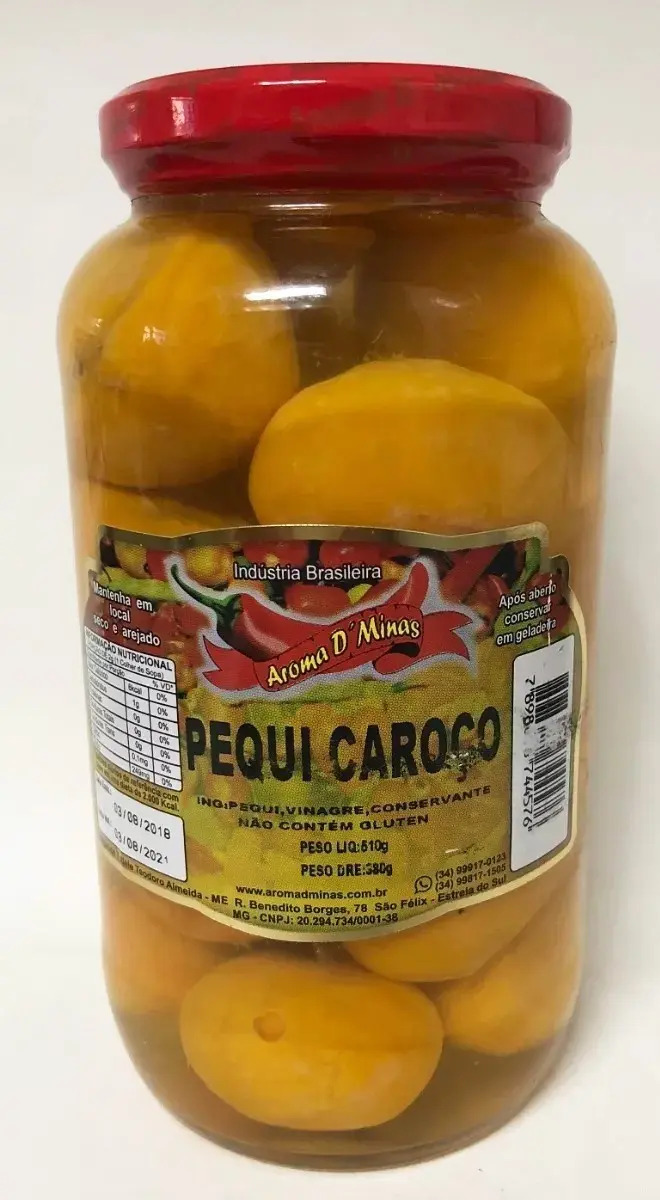Pequi Caroço Em Conserva Pote 510g Promoção Mercado Livre